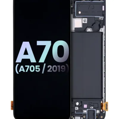 OLED Assembly With Frame For Samsung Galaxy A70 (A705 / 2019) (Service Pack) (All Colors)