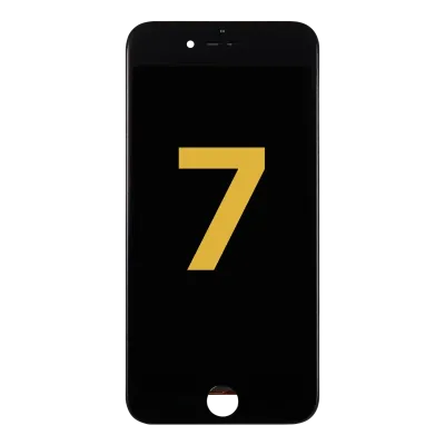 LCD Assembly With Steel Plate For iPhone 7 (Refurbished) (Black)
