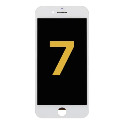 LCD Assembly With Steel Plate For iPhone 7 (Refurbished) (White)