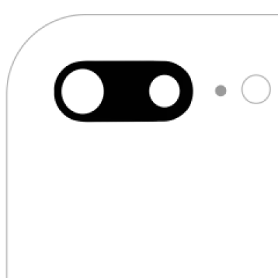 Скло камери для iPhone 7 Plus / 8 Plus (Real Sapphire) (Premium) (All Colors) (10 шт)