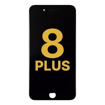 LCD Assembly With Steel Plate For iPhone 8 Plus (Refurbished) (Black)
