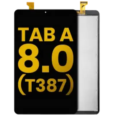 Дисплейний модуль без рамки для Samsung Galaxy Tab A 8.0" (T387) (2018) (Refurbished) (чорний)