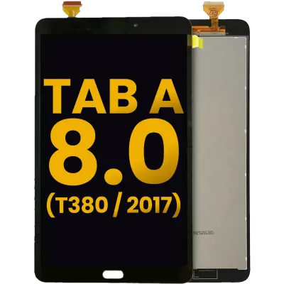 Дисплейний модуль без рамки для Samsung Galaxy Tab A 8.0" (2017) (T380) (WiFi Version) (Refurbished) (чорний)