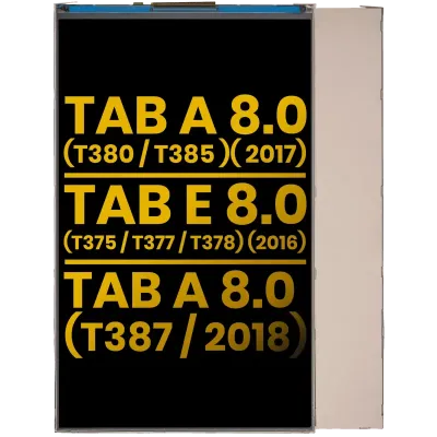 Дисплей для Samsung Galaxy Tab A 8.0" (2017) (T380 / T385) / Tab A 8.0" (2018) (T387) / Tab E 8.0" (2016) (T375 / T377 / T378) (Refurbished)