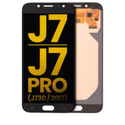 Дисплейний модуль (OLED) без рамки для Samsung Galaxy J7 / J7 Pro (J730 / 2017) (Refurbished) (чорний)