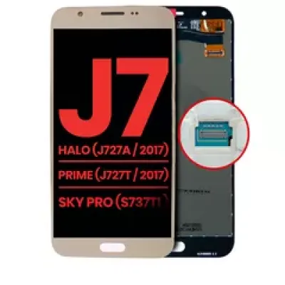 Дисплейний модуль для Samsung Galaxy J7 Halo (J727A / 2017) / J7 Prime (J727T / 2017) / J7 Sky Pro (S737TL) (Aftermarket Plus) (золотий)