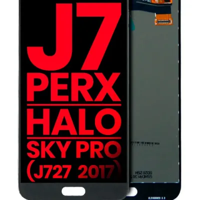 Дисплейний модуль для Samsung Galaxy J7 Perx / Halo / Sky Pro (J727 / 2017) (Aftermarket Plus) (сріблястий / сірий)