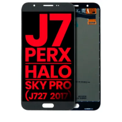 Дисплейний модуль для Samsung Galaxy J7 Perx / Halo / Sky Pro (J727 / 2017) (Aftermarket Plus) (сріблястий / сірий)