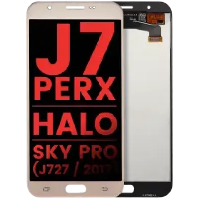 Дисплейний модуль для Samsung Galaxy J7 Perx / Halo / Sky Pro (J727 / 2017) (Aftermarket Plus) (золотий)