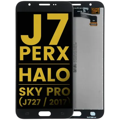 Дисплейний модуль для Samsung Galaxy J7 Perx / Halo / Sky Pro (J727 / 2017) (Refurbished) (чорний)