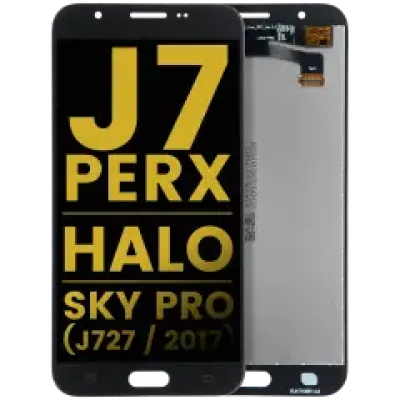 Дисплейний модуль для Samsung Galaxy J7 Perx / Halo / Sky Pro (J727 / 2017) (Refurbished) (чорний)