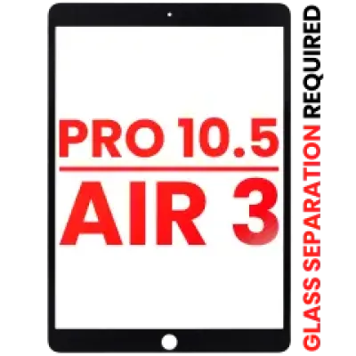 Скло екрана для iPad Pro 10.5" / iPad Air 3 (чорний) (потрібна розділення скла)