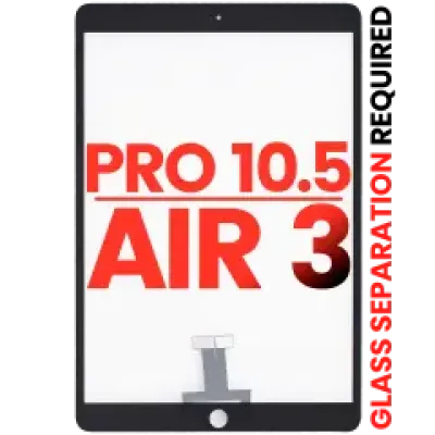 Тачскрин для iPad Pro 10.5" / iPad Air 3 (OCA передустановлено & потрібна розділення скла) (Aftermarket Plus) (чорний)