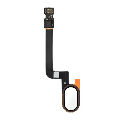 Кнопка меню з датчиком відбитків та шлейфом для Motorola Moto G5S (XT1797 / 2017) (White)