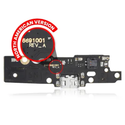 Плата зарядки без датчика відбитків для Motorola Moto E4 (XT1764 / XT1767 / XT1768 / 2017) (US Version / Rev_A)