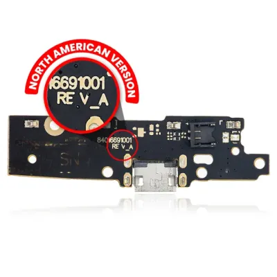 Плата зарядки з датчиком відбитків для Motorola Moto E4 (XT1764 / XT1767 / XT1768 / 2017) (US Version / Rev_A)