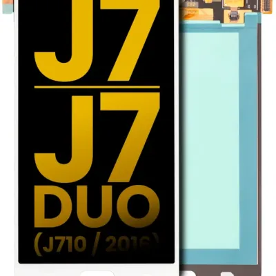 Дисплейний модуль (OLED) для Samsung Galaxy J7 / J7 Duo (J710 / 2016) (Refurbished) (білий)