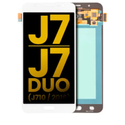 Дисплейний модуль (OLED) для Samsung Galaxy J7 / J7 Duo (J710 / 2016) (Refurbished) (білий)