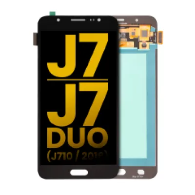 Дисплейний модуль (OLED) для Samsung Galaxy J7 / J7 Duo (J710 / 2016) (Refurbished) (чорний)
