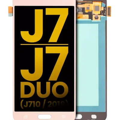 Дисплейний модуль (OLED) для Samsung Galaxy J7 / J7 Duo (J710 / 2016) (Refurbished) (золотий)
