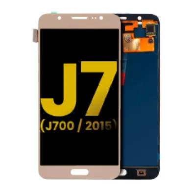 Дисплейний модуль (OLED) без рамки для Samsung Galaxy J7 (J700 / 2015) (Refurbished) (золотий)