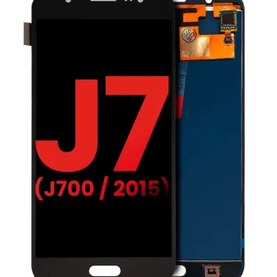 Дисплейний модуль (OLED) без рамки для Samsung Galaxy J7 (J700 / 2015) (Aftermarket Plus) (чорний)
