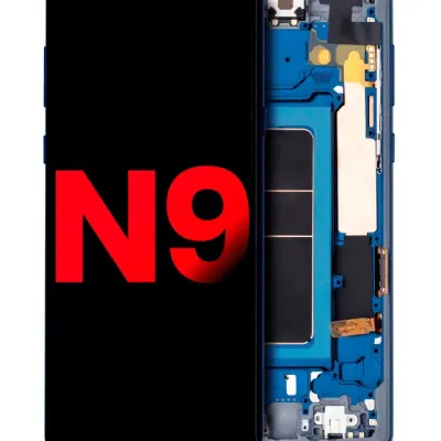 OLED Assembly With Frame For Samsung Galaxy Note 9 (Aftermarket Plus) (Ocean Blue)
