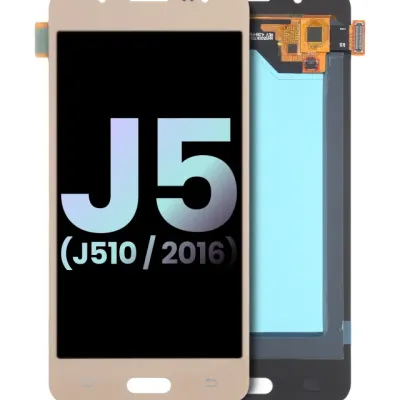 Дисплейний модуль (LCD) без рамки для Samsung Galaxy J5 Duos (J510 / 2016) (Service Pack) (золотий)