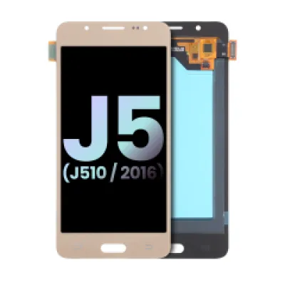 Дисплейний модуль (LCD) без рамки для Samsung Galaxy J5 Duos (J510 / 2016) (Service Pack) (золотий)