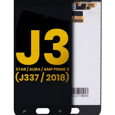Дисплейний модуль (LCD) без рамки для Samsung Galaxy J3 Star (J337 / 2018) / Aura / Amp Prime 3 (Refurbished) (чорний)