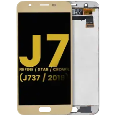 Дисплейний модуль (LCD) без рамки для Samsung Galaxy J7 Refine / Star / Crown (J737 / 2018) (Refurbished) (золотий)