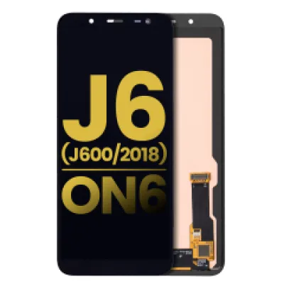 Дисплейний модуль (OLED) без рамки для Samsung Galaxy J6 / On6 (J600 / 2018) (Refurbished) (чорний)