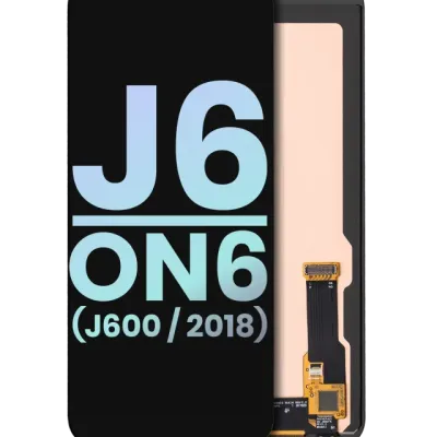 Дисплейний модуль (OLED) без рамки для Samsung Galaxy J6 / On6 (J600 / 2018) (Service Pack) (чорний)