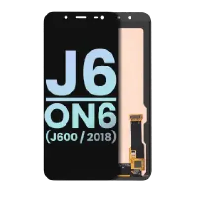 Дисплейний модуль (OLED) без рамки для Samsung Galaxy J6 / On6 (J600 / 2018) (Service Pack) (чорний)