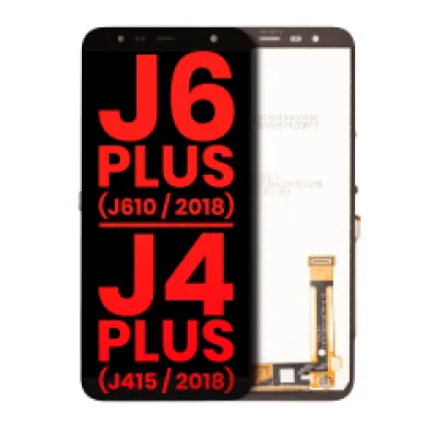 Дисплейний модуль (LCD) без рамки для Samsung Galaxy J6 Plus (J610 / 2018) / J4 Plus (J415 / 2018) (Aftermarket Plus) (чорний)