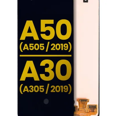 Дисплейний модуль (OLED) без рамки для Samsung Galaxy A50 (A505 / 2019) / A30 (A305 / 2019) (усі моделі) (Refurbished) (усі кольори)