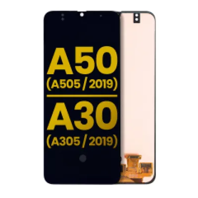 Дисплейний модуль (OLED) без рамки для Samsung Galaxy A50 (A505 / 2019) / A30 (A305 / 2019) (усі моделі) (Refurbished) (усі кольори)