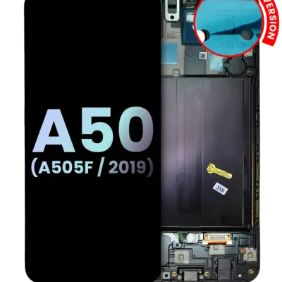 Дисплейний модуль (OLED) з рамкою для Samsung Galaxy A50 (A505F / 2019) (International Version) (Service Pack) (усі кольори)