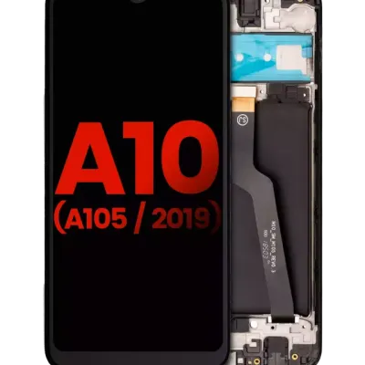 Дисплейний модуль (LCD) з рамкою для Samsung Galaxy A10 (A105 / 2019) (Single Card Version) (Aftermarket Plus) (All Colors)