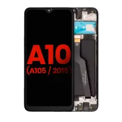 Дисплейний модуль (LCD) з рамкою для Samsung Galaxy A10 (A105 / 2019) (Single Card Version) (Aftermarket Plus) (All Colors)