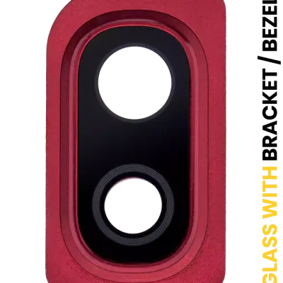 Back Camera Lens With Bracket / Bezel For Samsung Galaxy A10 (A105 / 2019) (Red)