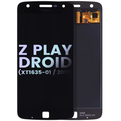 LCD Assembly Without Frame For Motorola Moto Z Play Droid (XT1635-01 / 2016) (Genuine OEM) (Black)