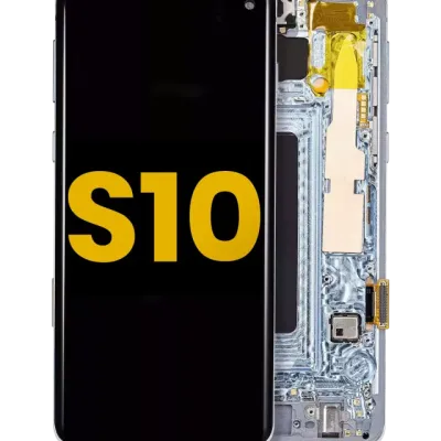 OLED Assembly With Frame For Samsung Galaxy S10 (Refurbished) (Prism Blue)