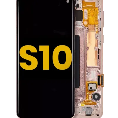 OLED Assembly With Frame For Samsung Galaxy S10 (Refurbished) (Flamingo Pink)