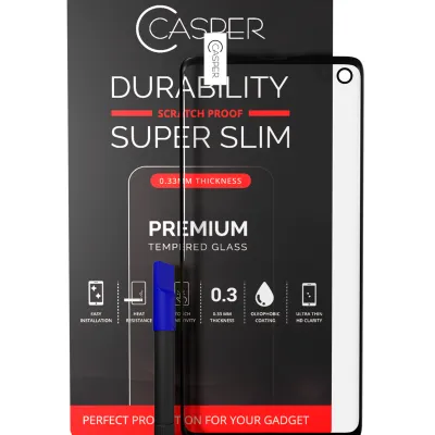 Загартоване скло Casper UV з клеєм для Samsung Galaxy S10 (Case Friendly) (Retail Packaging)