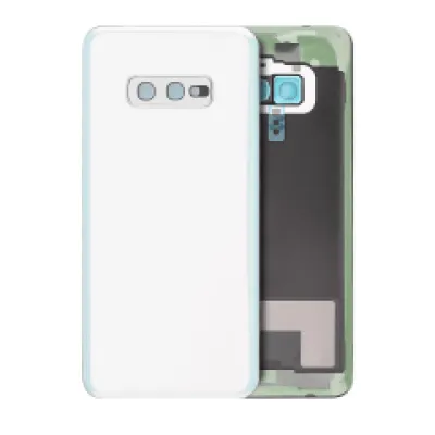 Задня кришка зі склом камери для Samsung Galaxy S10e (No Logo) (Aftermarket Plus) (Prism White)