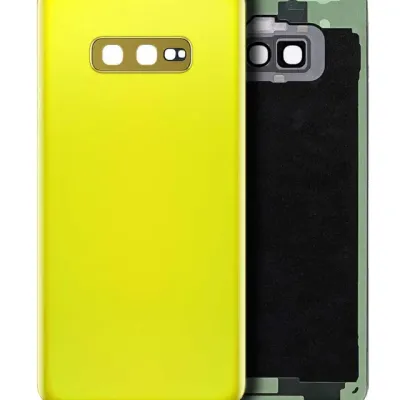 Задня кришка зі склом камери для Samsung Galaxy S10e (No Logo) (Aftermarket Plus) (Canary Yellow)