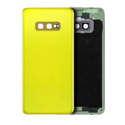 Задня кришка зі склом камери для Samsung Galaxy S10e (No Logo) (Aftermarket Plus) (Canary Yellow)