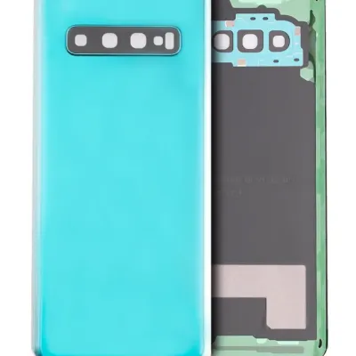 Задня кришка зі склом камери для Samsung Galaxy S10 (No Logo) (Aftermarket Plus) (Prism Green)