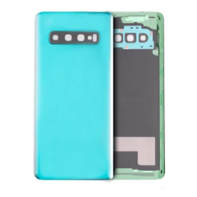 Задня кришка зі склом камери для Samsung Galaxy S10 (No Logo) (Aftermarket Plus) (Prism Green)